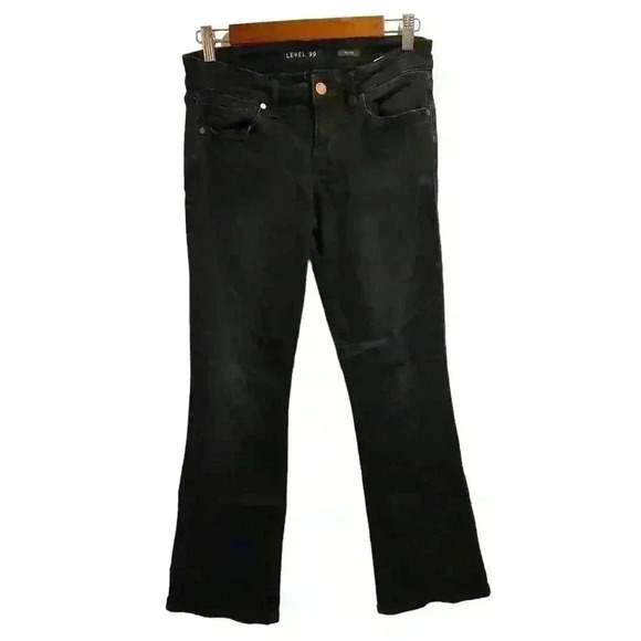 Level 99 Denim - P7005 level 99 dark wash navy black boot cut size 27p